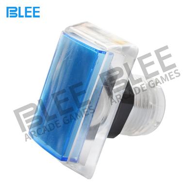 Different colors transparent arcade push button with LED