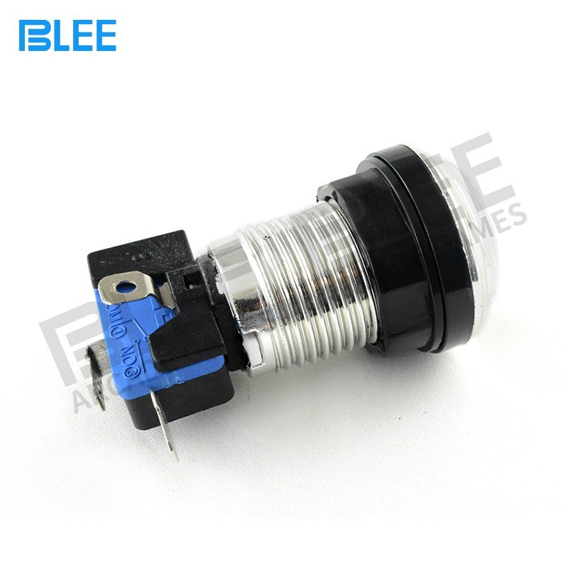 BLEE-High-quality Arcade Joystick Buttons | 2 Players Chrome Plated-2
