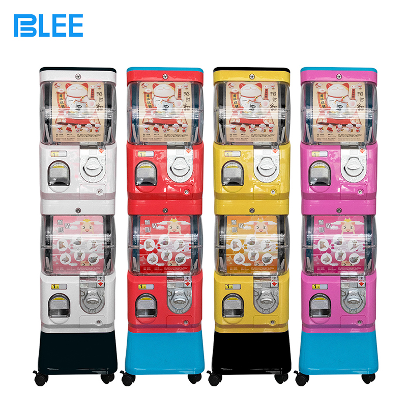 New amusement machine gumball capsule toys candy dispenser gashapon vending egg capsule mini toy machine for sale