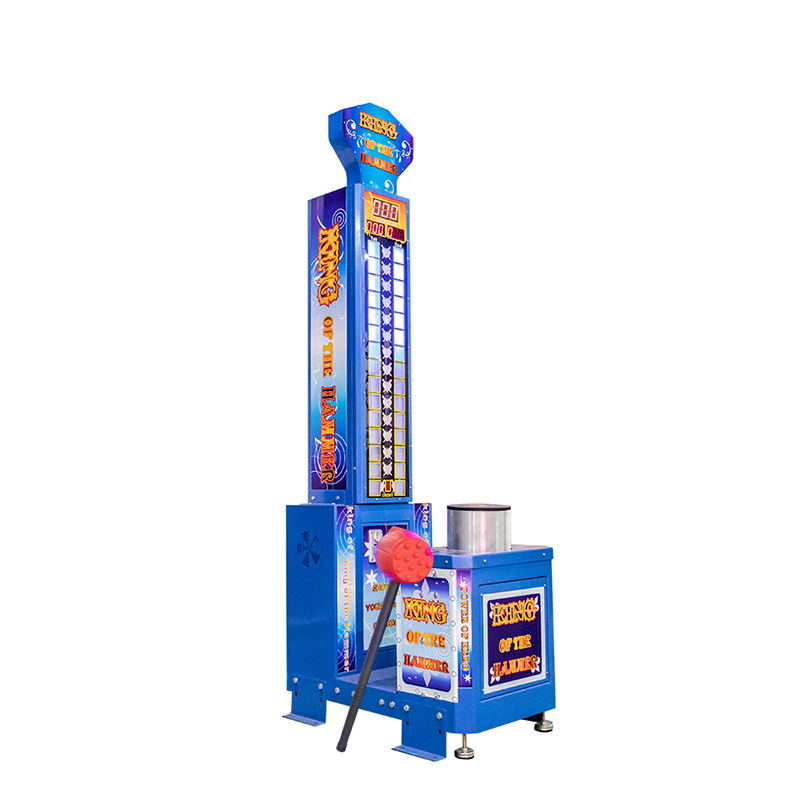Cheap price arcade redemption game machine king of the hammers strength test game machine for sale