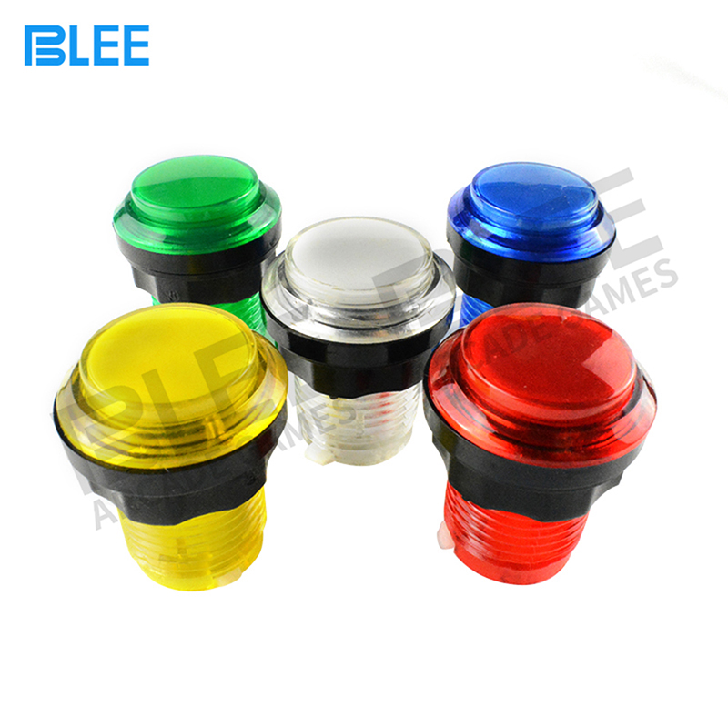 Free Sample Different Colors LED Arcade Button Chrome