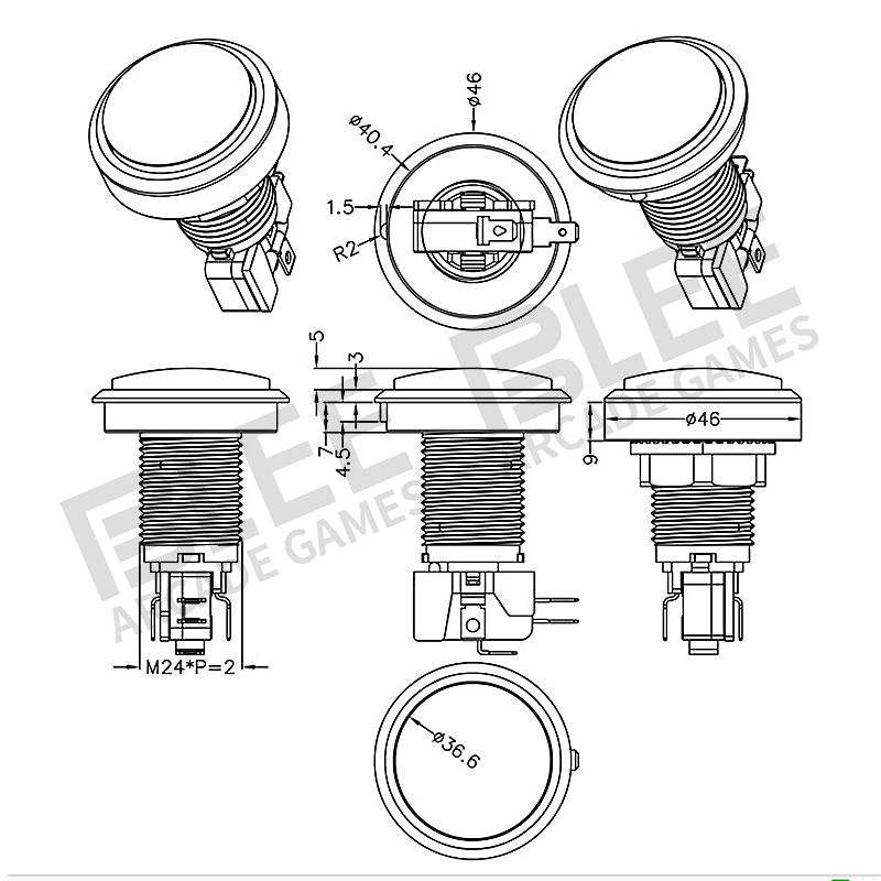 BLEE casino joystick and buttons long-term-use for children-1